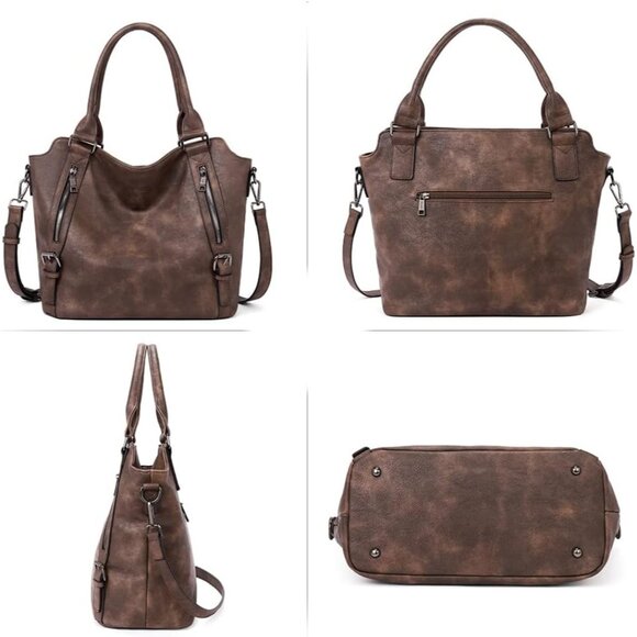 Stylish Multi-Pocket Tote Handbag for Women - Adjustable Strap & Water-Resistant - Picture 7 of 7